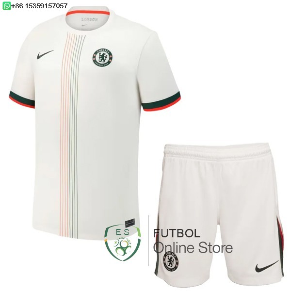 Camiseta Chelsea Conjunto Completo Hombre 25/2026 Segunda