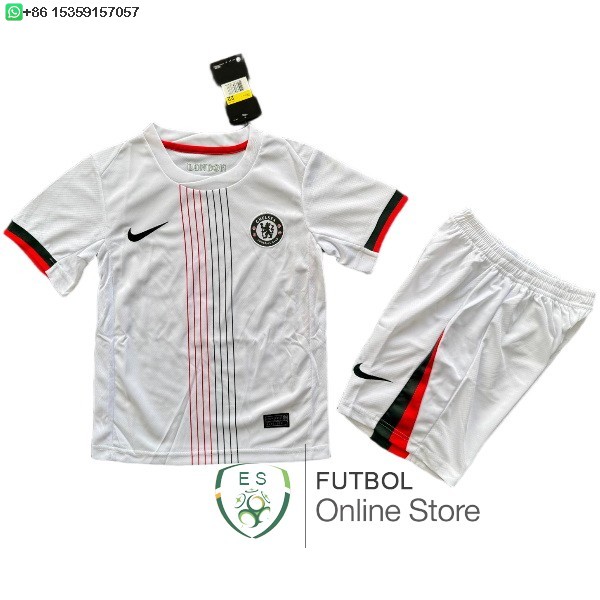 Camiseta Chelsea Ninos 25/2026 Segunda
