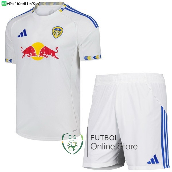 Camiseta Conjunto De Ninos Leeds United 25/2026 Primera