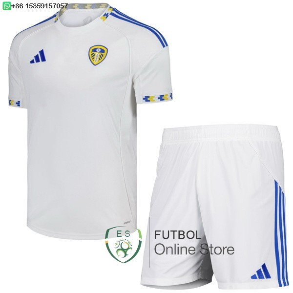 Camiseta Conjunto De Ninos Leeds United 25/2026 Primera I