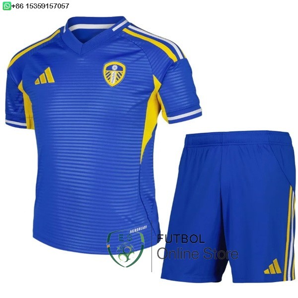 Camiseta Conjunto De Ninos Leeds United 25/2026 Segunda