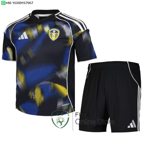 Camiseta Conjunto De Ninos Leeds United 25/2026 Segunda I Marino
