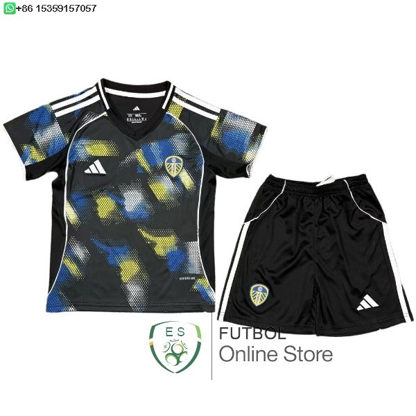 Camiseta Conjunto De Ninos Leeds United 25/2026 Segunda I Marino