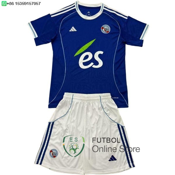 Camiseta Estrasburgo Conjunto Completo Hombre 25/2026 Primera