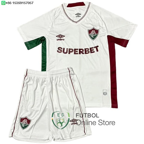 Camiseta Fluminense Ninos 25/2026 Segunda