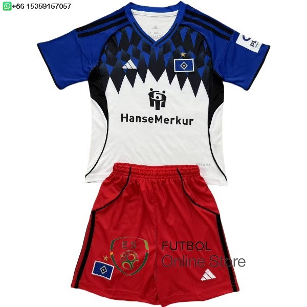 Camiseta Hamburgo S.V Conjunto Completo Hombre 25/2026 Primera