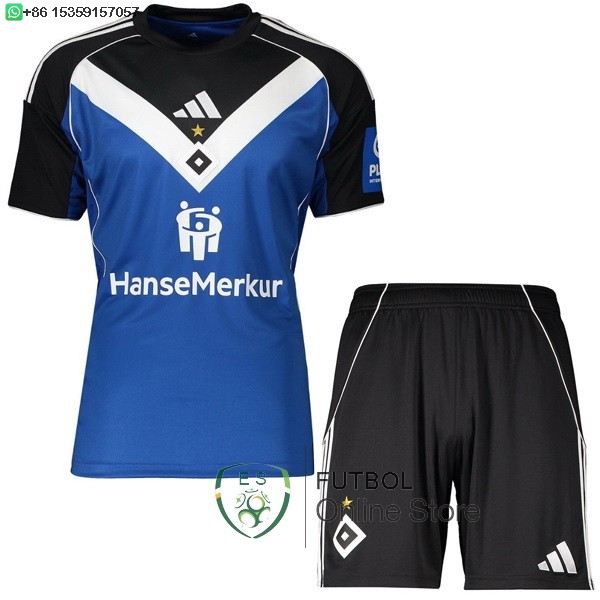 Camiseta Hamburgo S.V Ninos 25/2026 Segunda