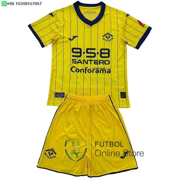 Camiseta Hellas Verona Conjunto Completo Hombre 25/2026 Cuarta