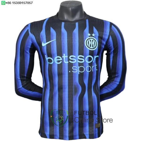 Camiseta Inter Milan 25/2026 ML Primera Jugadores