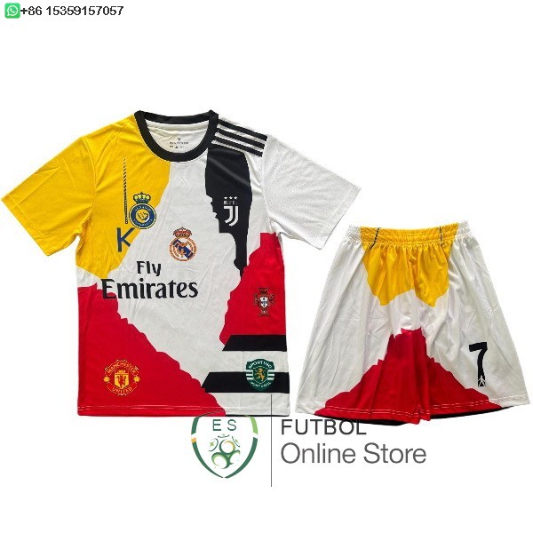 Camiseta Juventus Conjunto Completo Hombre 25/2026 Especial Amarillo Blanco
