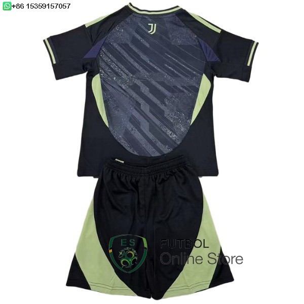 Camiseta Juventus Conjunto Completo Hombre 25/2026 Especial Negro Verde