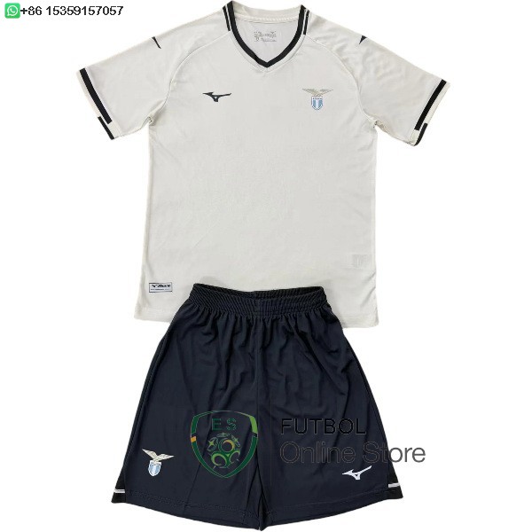Camiseta Lazio Ninos 25/2026 Segunda