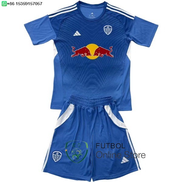 Camiseta Leeds United Conjunto Completo Hombre 25/2026 Portero Azul Camiseta Leeds United Conjunto Completo Hombre 25/2026 Portero Azul
