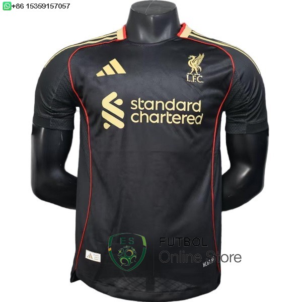Camiseta Liverpool 25/2026 Especial Jugadores Negro