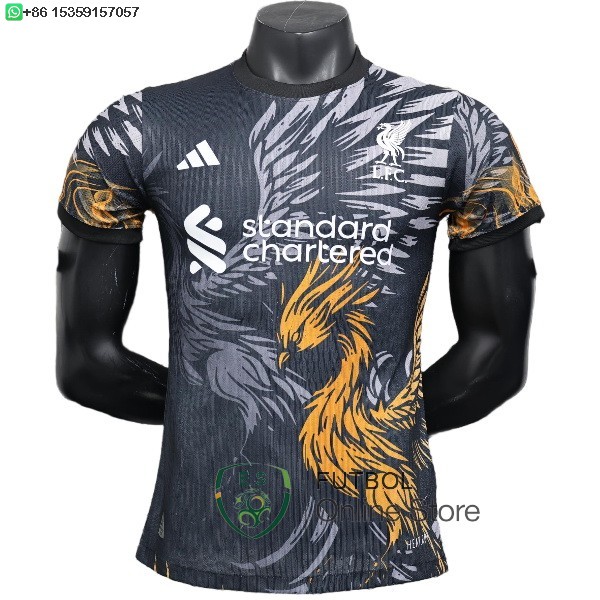Camiseta Liverpool 25/2026 Especial Jugadores Negro Amarillo