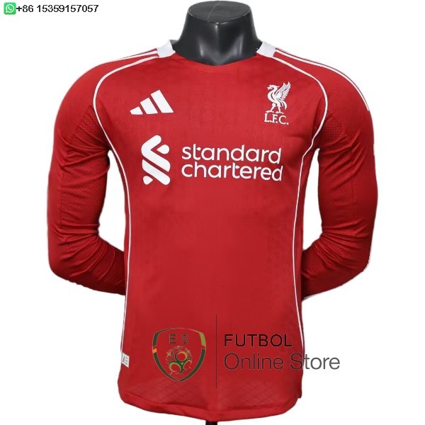 Camiseta Liverpool 25/2026 ML Primera Jugadores