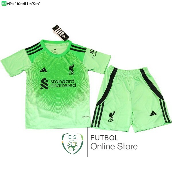 Camiseta Liverpool 25/2026 Portero I Verde Camiseta Liverpool 25/2026 Portero I Verde