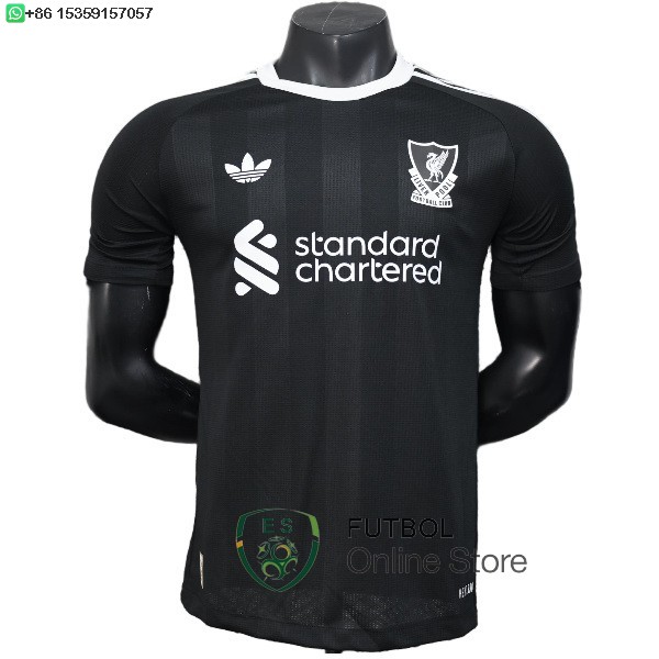 Camiseta Liverpool 25/2026 Portero Jugadores Negro