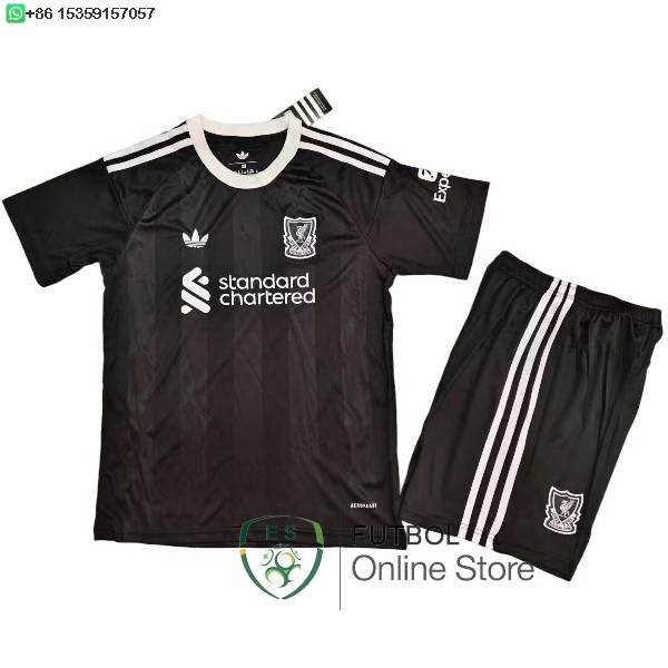 Camiseta Liverpool 25/2026 Portero Negro Camiseta Liverpool 25/2026 Portero Negro
