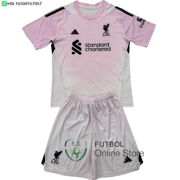 Camiseta Liverpool 25/2026 Portero Rosa Camiseta Liverpool 25/2026 Portero Rosa