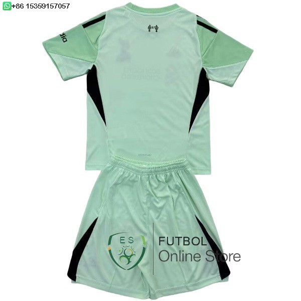 Camiseta Liverpool 25/2026 Portero Verde