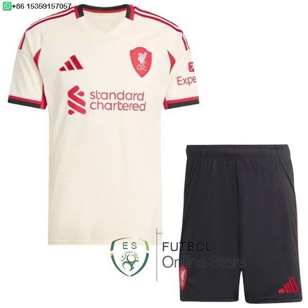 Camiseta Liverpool Ninos 25/2026 Segunda Camiseta Liverpool Ninos 25/2026 Segunda
