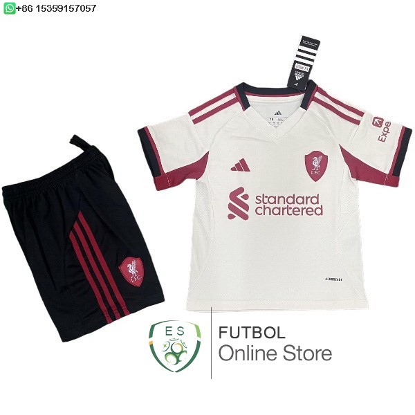 Camiseta Liverpool Ninos 25/2026 Segunda