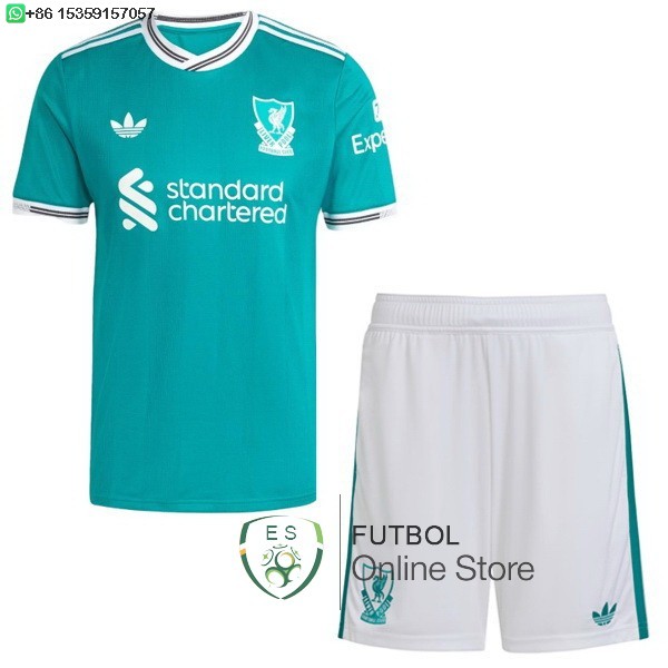 Camiseta Liverpool Ninos 25/2026 Tercera Camiseta Liverpool Ninos 25/2026 Tercera