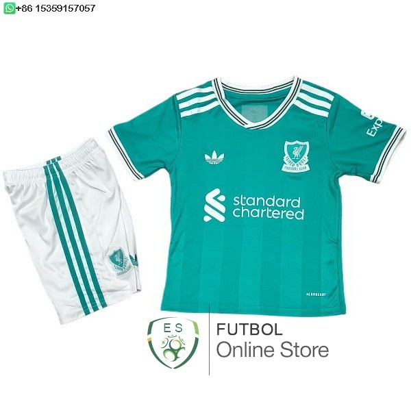 Camiseta Liverpool Ninos 25/2026 Tercera