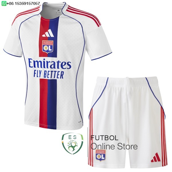 Camiseta Lyon Ninos 25/2026 Primera