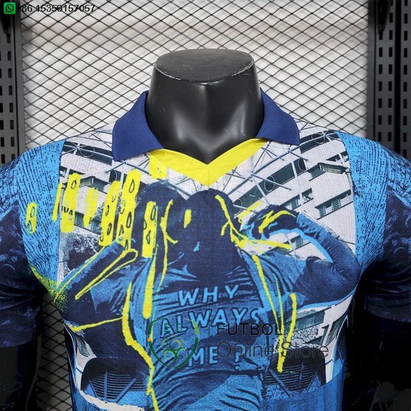 Camiseta Manchester City 25/2026 Especial Jugadores Azul