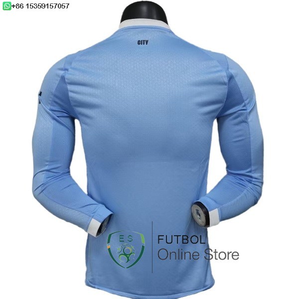 Camiseta Manchester City 25/2026 ML Primera Jugadores