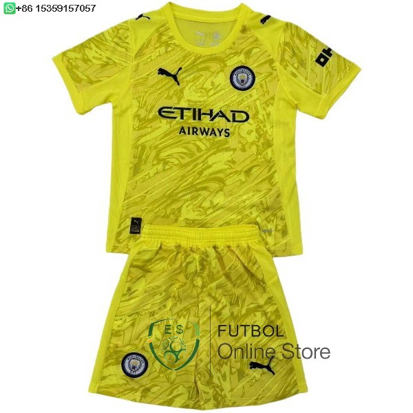 Camiseta Manchester City 25/2026 Portero Amarillo