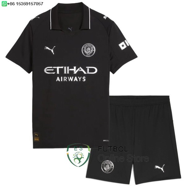 Camiseta Manchester City Conjunto Completo Hombre 25/2026 Segunda