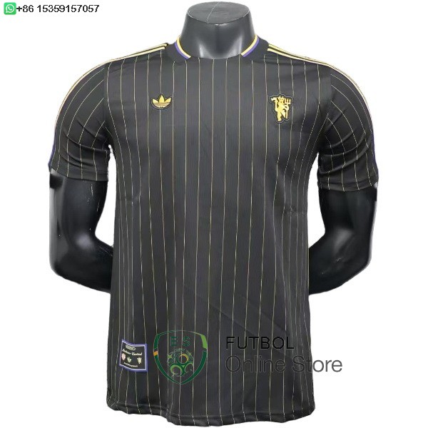 Camiseta Manchester United 25/2026 Especial Jugadores Negro