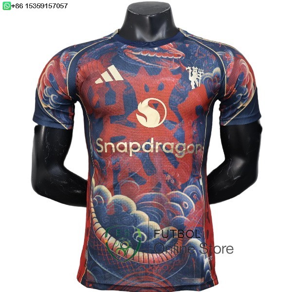 Camiseta Manchester United 25/2026 Especial Rojo Azul