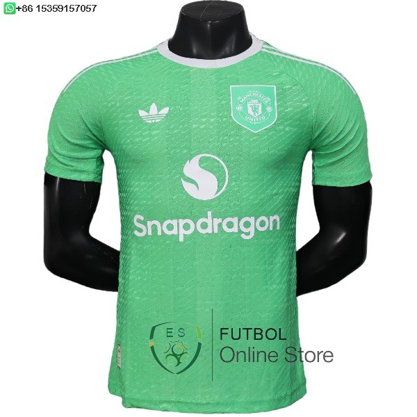 Camiseta Manchester United 25/2026 Portero Verde