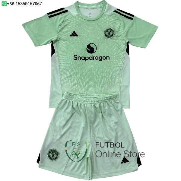 Camiseta Manchester United 25/2026 Portero Verde Claro