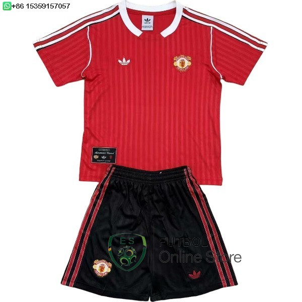 Camiseta Manchester United Conjunto Completo Hombre 25/2026 Especial Rojo Negro