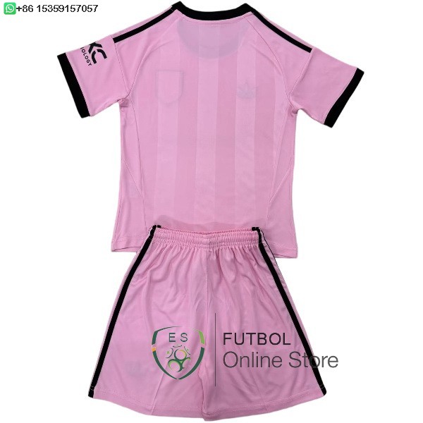 Camiseta Manchester United Conjunto Completo Hombre 25/2026 Portero Rosa