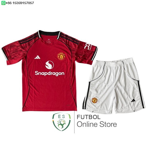Camiseta Manchester United Conjunto Completo Hombre 25/2026 Primera