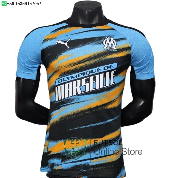 Camiseta Marsella 25/2026 Especial Jugadores Azul