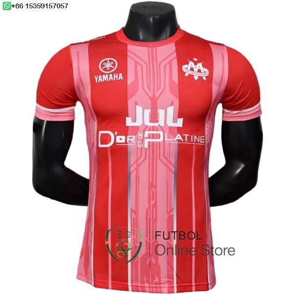 Camiseta Marsella 25/2026 Especial Jugadores Rojo