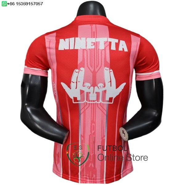 Camiseta Marsella 25/2026 Especial Jugadores Rojo