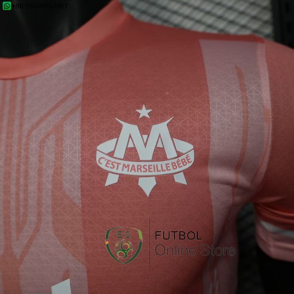 Camiseta Marsella 25/2026 Especial Jugadores Rosa