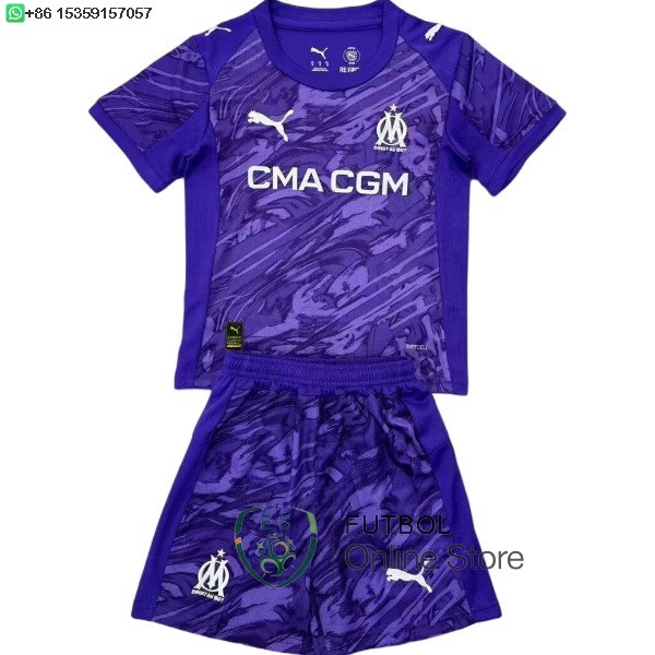 Camiseta Marsella 25/2026 Portero Purpura