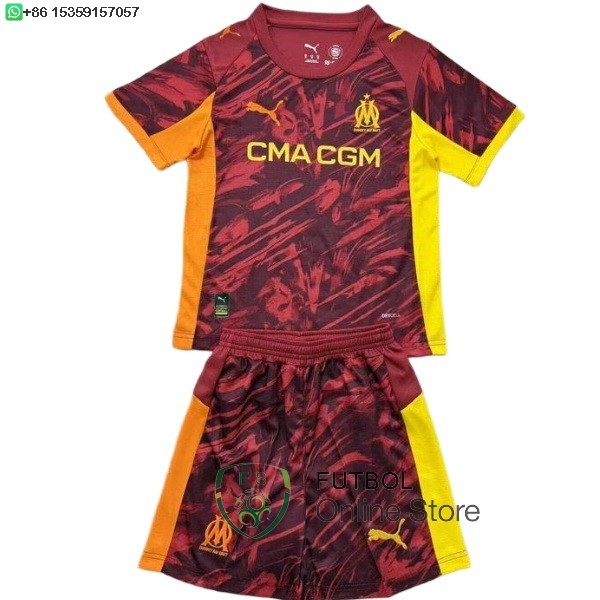 Camiseta Marsella 25/2026 Portero Rojo