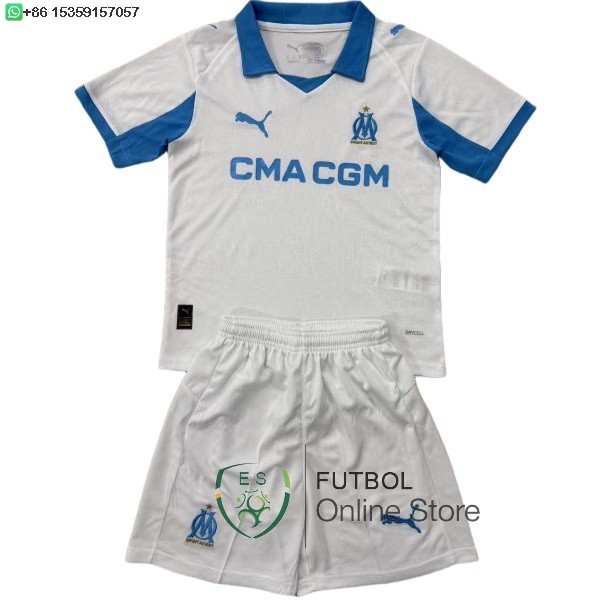 Camiseta Marsella Ninos 25/2026 Primera