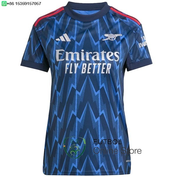 Camiseta Mujer Arsenal 25/2026 Segunda
