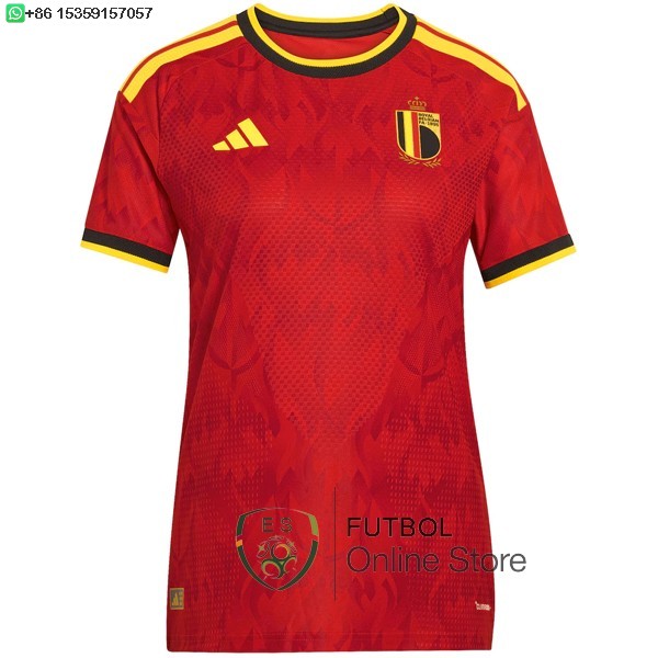 Camiseta Mujer Belgica 2026 Primera